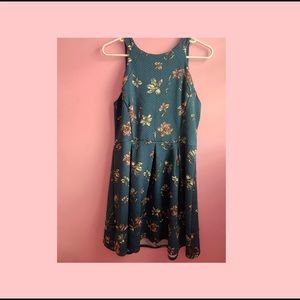 blue floral dress from target in great condition!